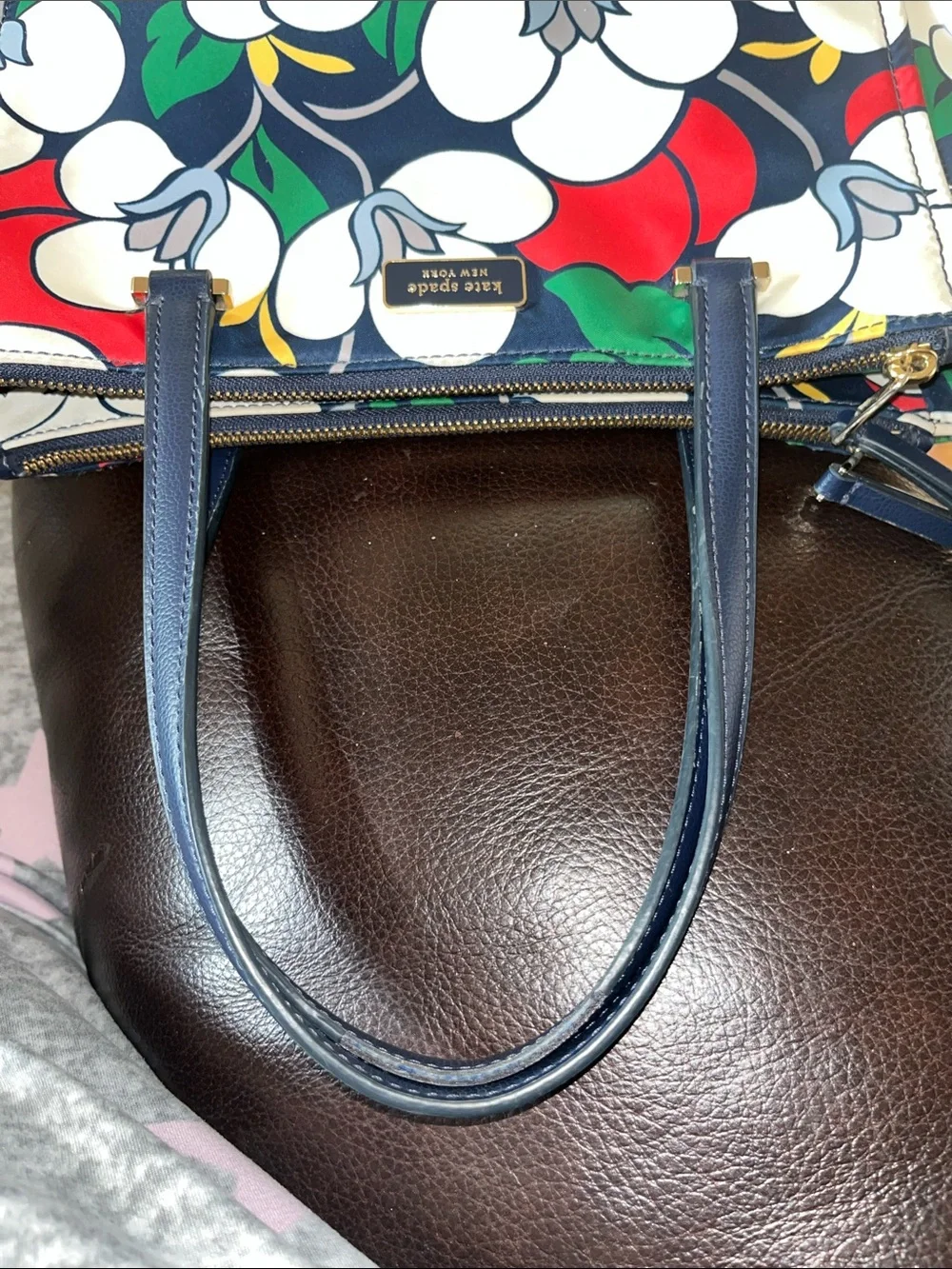 EUC Authentic Kate Spade Dawn Breezy Floral-Print Shoulder Bag